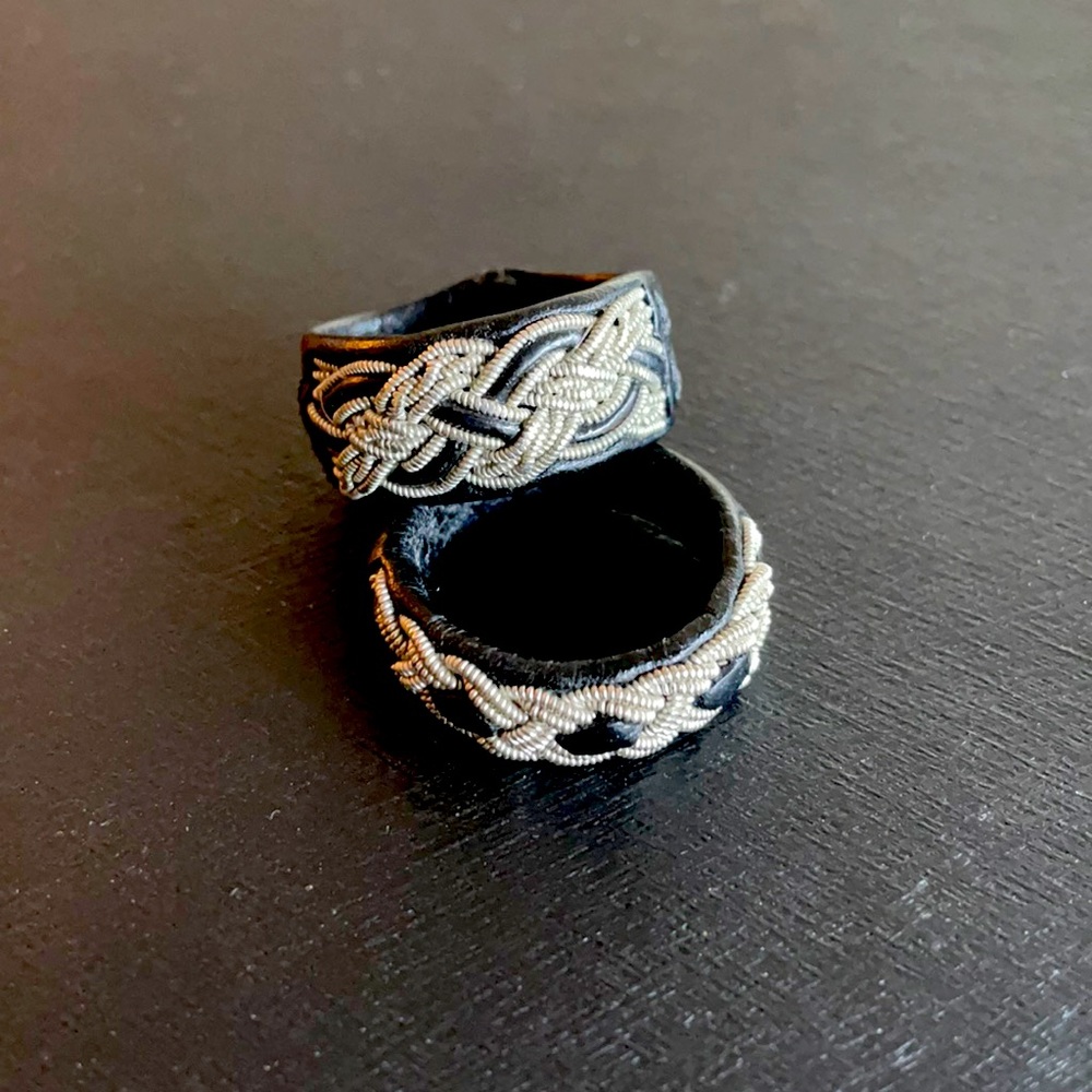 Maria Rudman Leather Rings